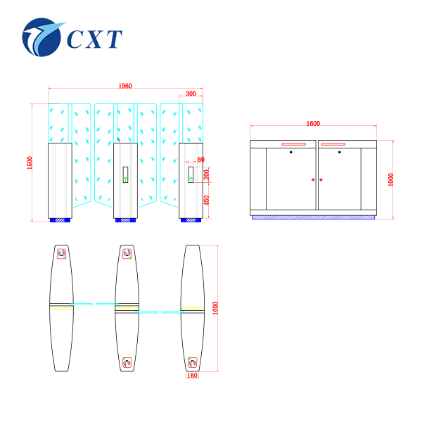 Aesthetic Sliding Turnstile CXT-PY510H