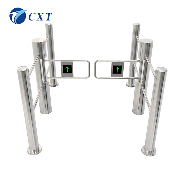  Supermarket Security Turnstile with guardrail