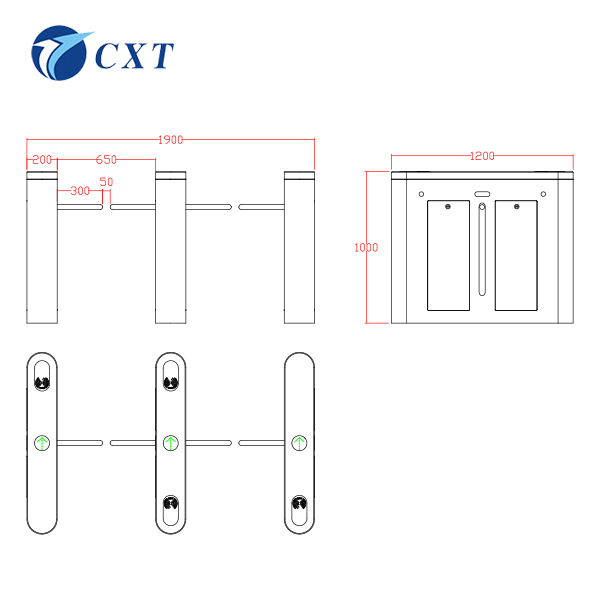 <strong>Bridge Type Drop Arm Turnstile</strong>