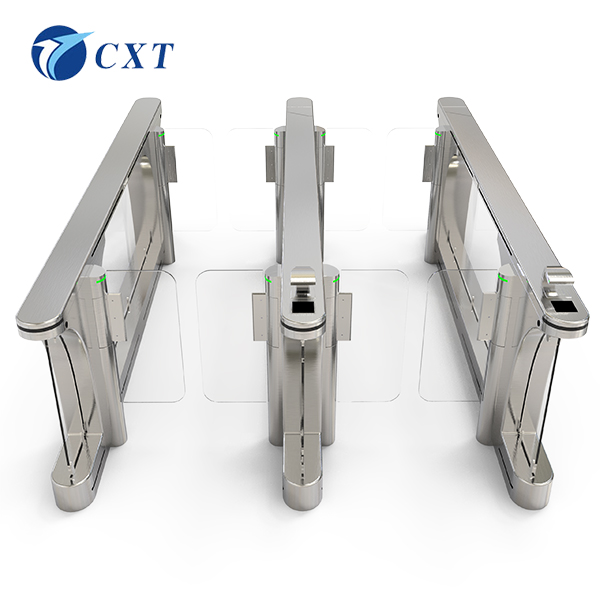 型号： CXT-AST3速通闸规格： 3000*180*950mm杆长：工艺：材料：
CXT-AST3速通闸

可与多种读卡设备相挂接，接收继电器开关信号工作。
●可外接开关按钮或遥控，实现单向或双向控制通行。
●具有自动复位功能，当摆臂打开后，在一定的延时后自动闭合(延时分3S、5S、10S、60S可调)。
●机械防夹：主要是依靠闸机的本身机械的合理设计实现机械防夹，当人体或物体阻碍摆臂运行时，系统会自动检测并停止运行，摆臂摆动的力度小，不会伤人或物。
●严密的防夹功能，具有合理的逻辑判断功能。
●人性化的自我保护：
A、当人体或物体阻碍摆臂运行时，系统连续检测1-5次，每次5秒，如还未解除阻碍时，系统自动停止在常闭状态，此时部分器件处于休眠状态，有效避免烧坏原器件。当接收到下一次有效通行指令时，系统又自动恢复正常。
B、当系统不能正常检测复位信号时(即摆臂打机箱)，系统自动检测1-5次，每次5秒，如一直不能检测到复位信号，此时摆臂自动回到正常锁死状态。(此项保护功能说明：即使复位光偶损坏，系统仍可坚持使用，绝对不会出现烧坏电路或电机的现象。)
 
●开关速度0.8-2秒可调：分16个档位，根据要求自由调节开关闸速度。
●常开、常闭可调：可通过外接按钮或遥控轻松实现常开、常闭模式的切换。
●断电常开，断电后系统自动让摆臂处于开启状态，摆臂开启方向可调。
●高亮度指示灯：可在白天或阳光照射下仍然清晰可见。
●人性化的通行指示：平时不亮，当有人合法通行时绿箭头闪烁，通行完毕自动熄灭。
●声、光报警功能，含非法闯入、尾随、防夹报警等;
●摆臂同步可调(针对双摆情况)。
1.计数功能(正反叠加或相减);
2.摆臂加长或缩短及材质选择。
3.语音提示(欢迎光临、一路顺风、请刷卡等)。
序号	名称	市场上通用系列	奔腾系列
1	定位原理	光偶定点	1/500解码
2	定位方式	齿轮定位	水平位置、不锁定
3	缓冲	无	有
4	防逆转	无	有
5	运行速度	匀速	减速
6	机械磨损	大	无
7	非法报警（无红外时）	无	有
8	使用寿命	1-3年	5-10年
9	传动方式	自动	自动
10	记忆	无	有
11	消防输入	有	有
12	反馈信号输出	有	有
13	断电常开	有	有深圳市创新通科技发展有限公司(以下简称创新通)是一家法定成立集研发、生产、销售的新型高科技企业。公司拥有自主知识产权的品牌核心产品，并申请多项研发技术专利。先后研制出通用系列(含三辊闸、摆闸、翼闸、一字闸、平移闸、旋转门、无障碍通道7大类)，奔腾系列(含全自动三辊闸、防撞摆闸、防潜旋转闸等)，拥有上百款适应各种场所的通道系列产品。  
 