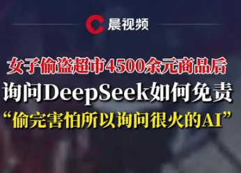 <strong>女子偷盗后问DeepSeek如何免责</strong>