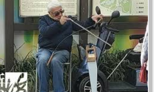 上海85岁爷叔让钢锯“开口”